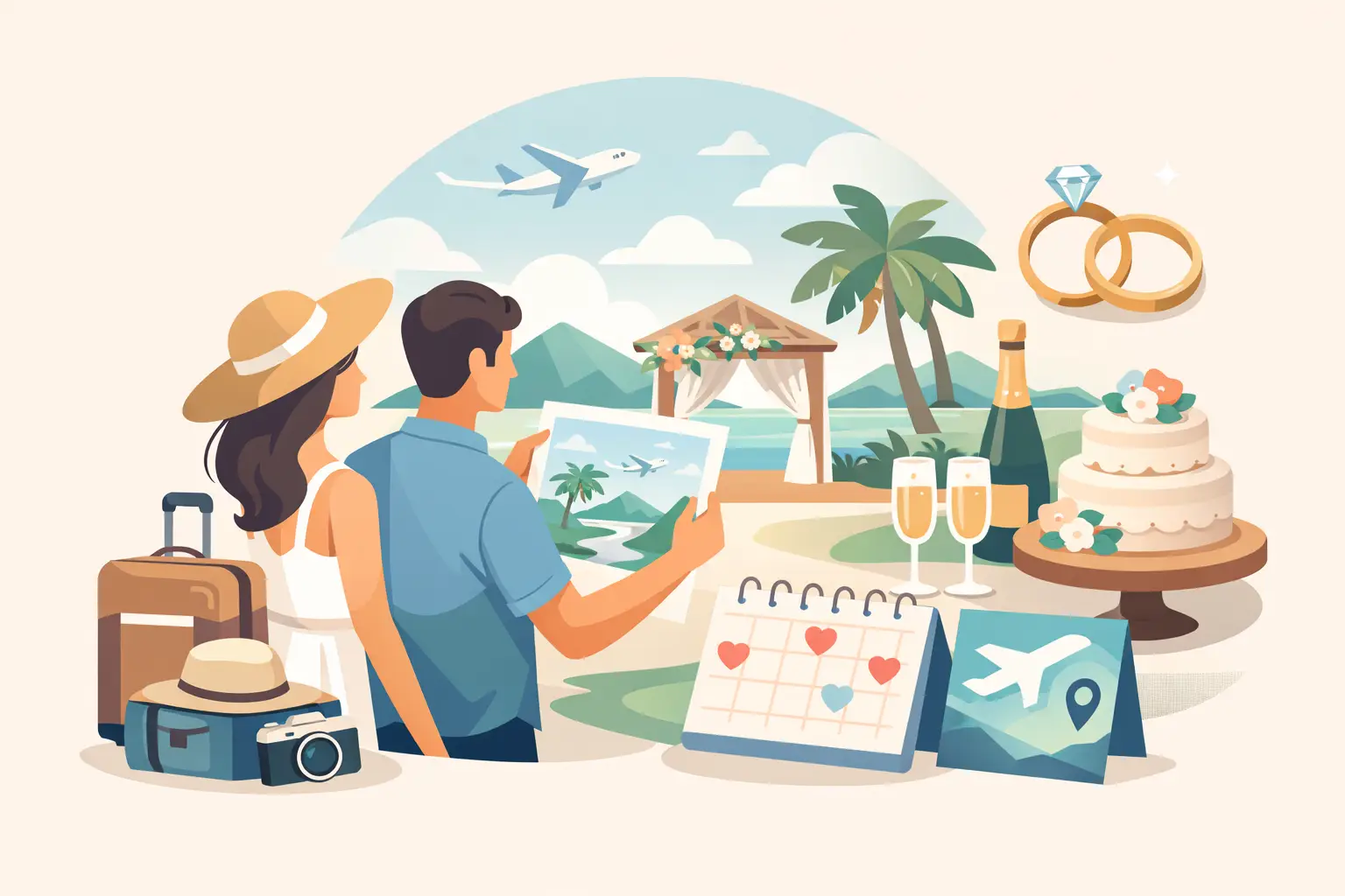 Cómo planear boda de destino sin complicarte