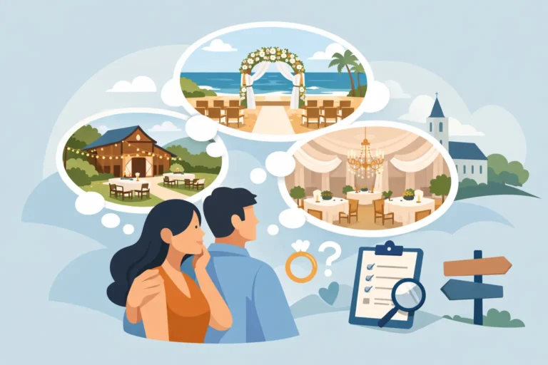 Cómo elegir venue de boda sin arrepentirte