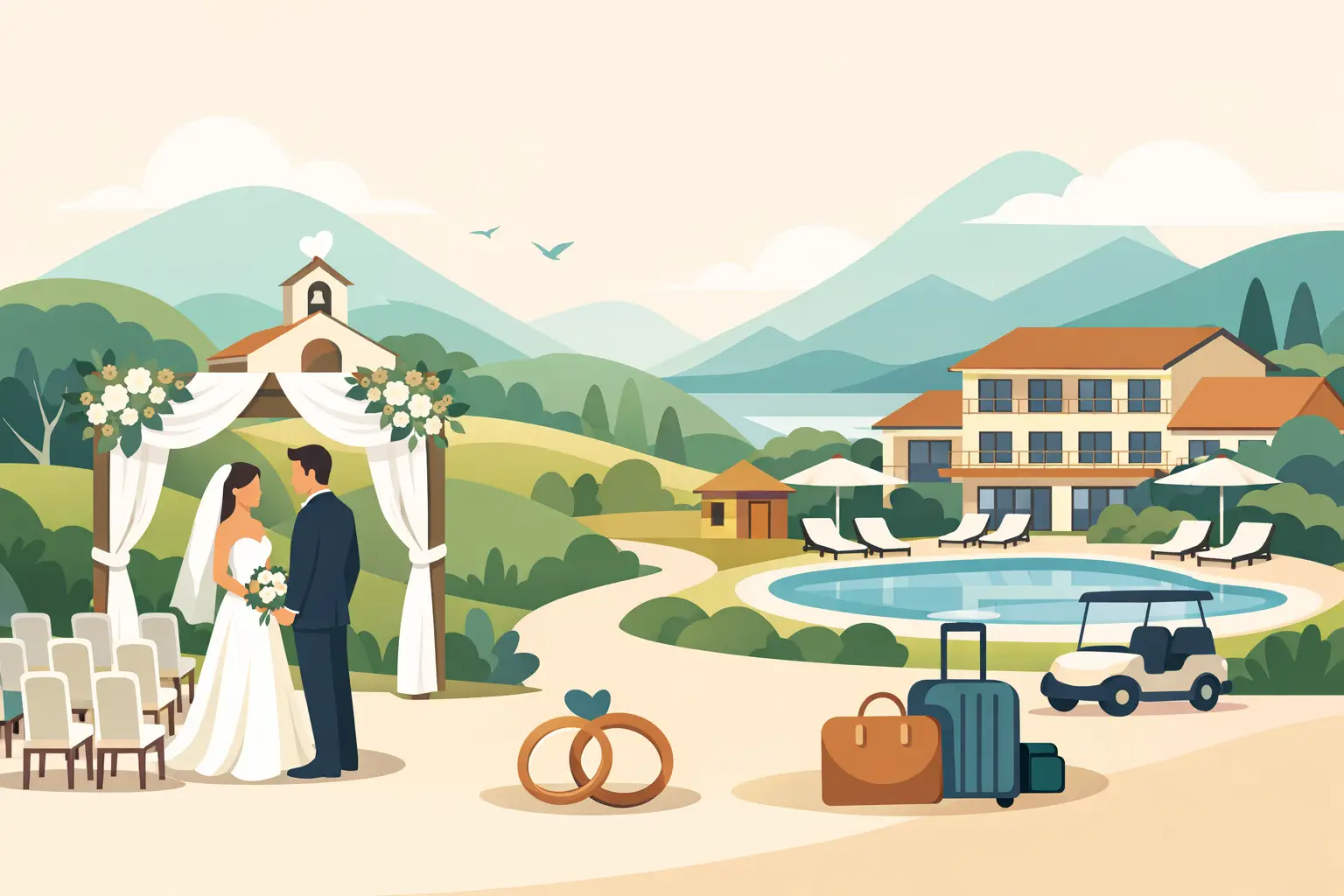 Ecosistema Allegra: boda y hospedaje en uno