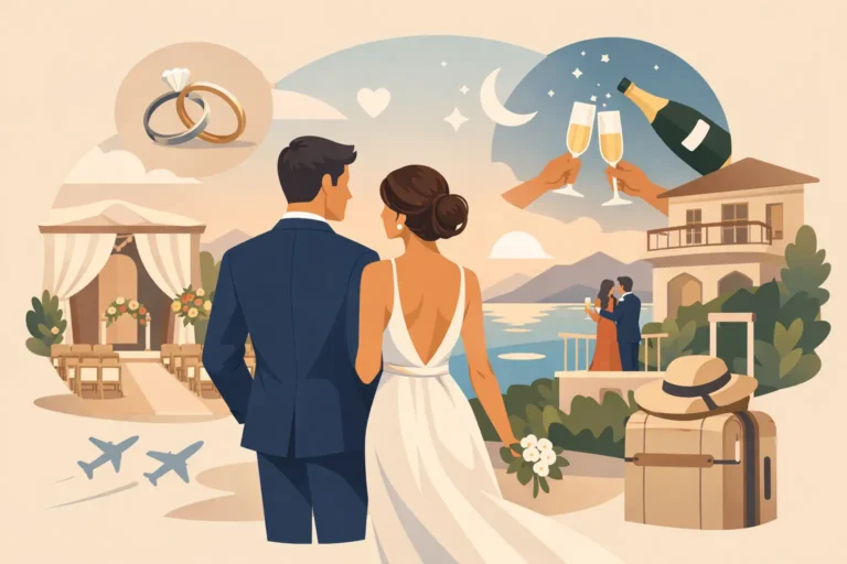 Guía para boda de fin de semana elegante