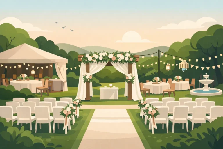 Jardín para boda de 150 invitados ideal