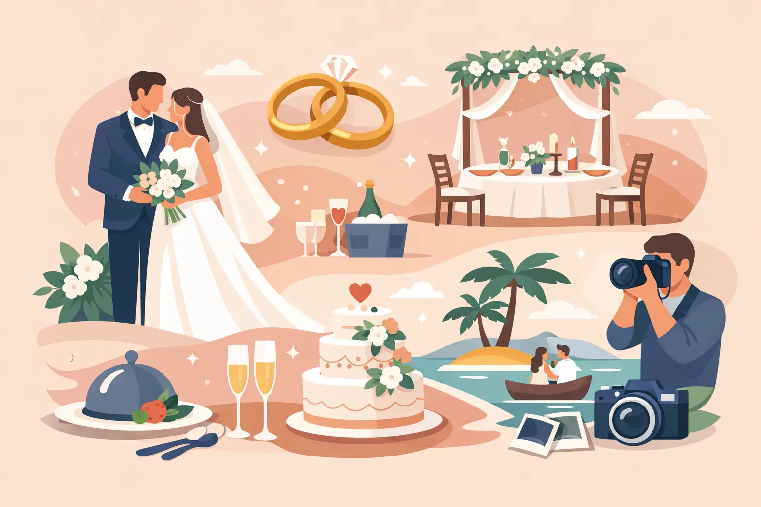 Qué incluye un paquete de boda de verdad