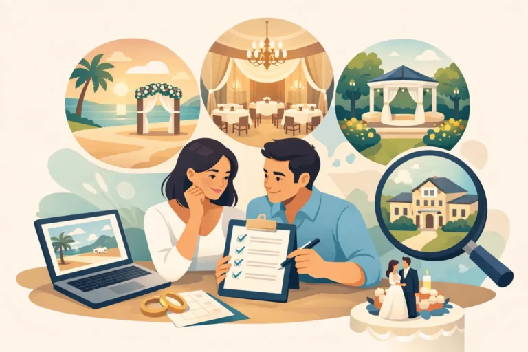Qué revisar antes de apartar venue para boda