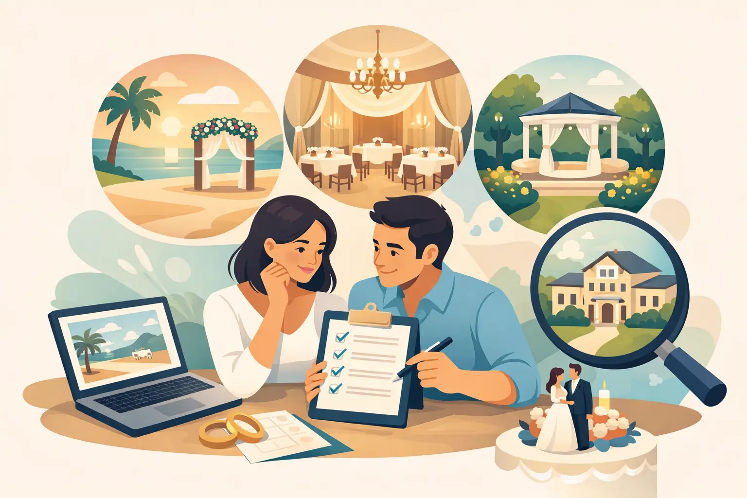 Qué revisar antes de apartar venue para boda