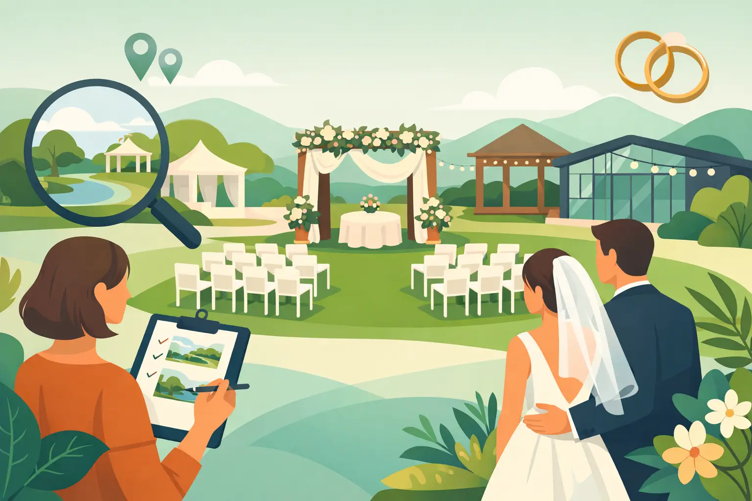 Cómo elegir jardín boutique para boda