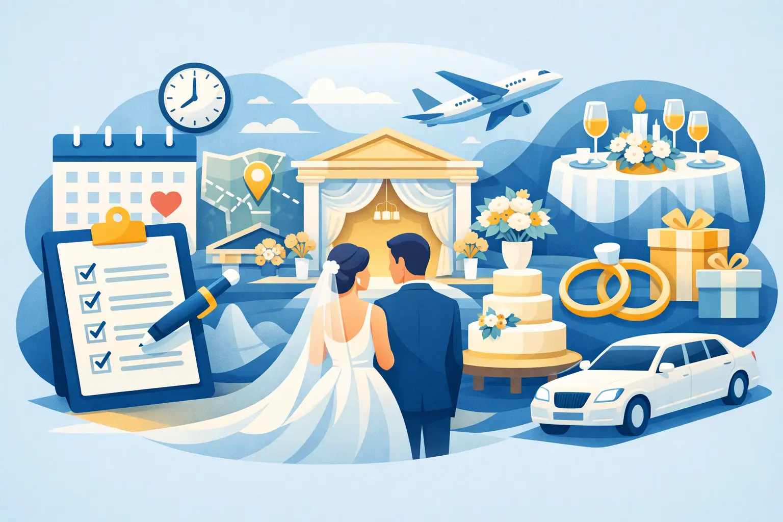 Guía de logística para boda premium