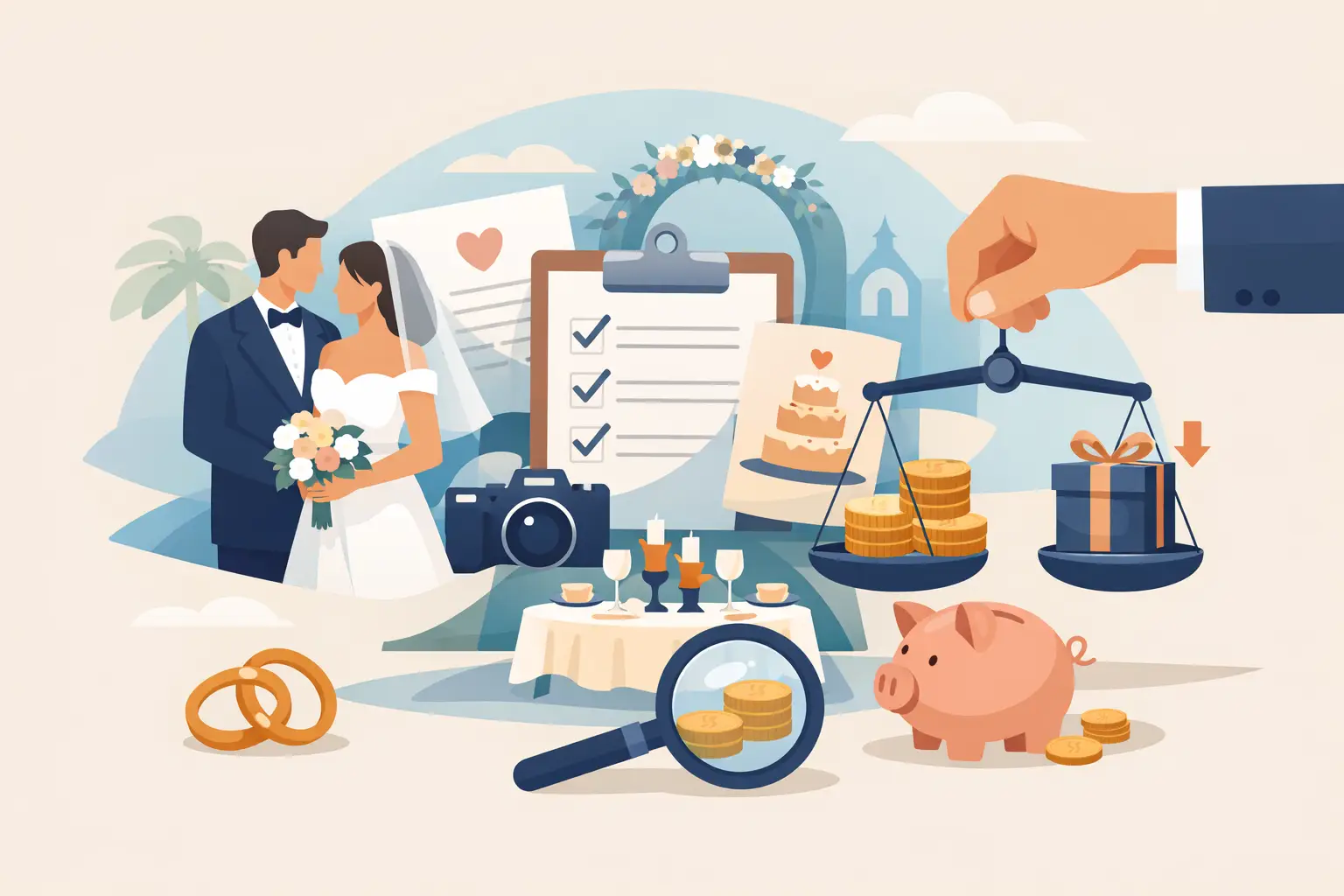 Guía de paquetes para bodas sin pagar de más