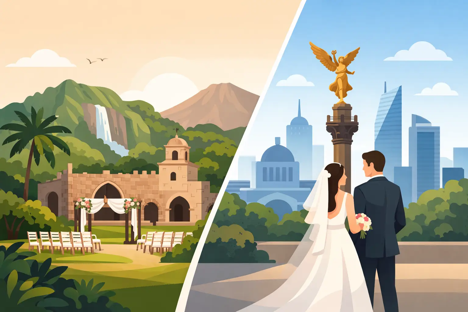 Morelos o CDMX para boda: qué conviene más